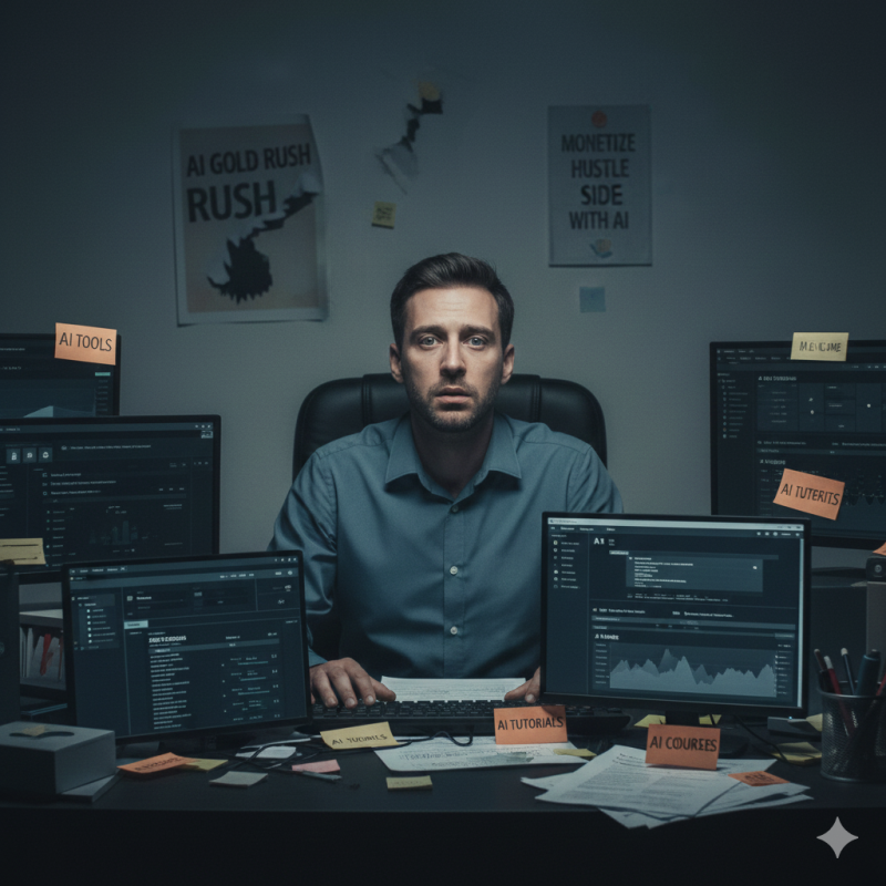 为什么越沉迷研究 AI 新工具的人,往往越赚不到钱