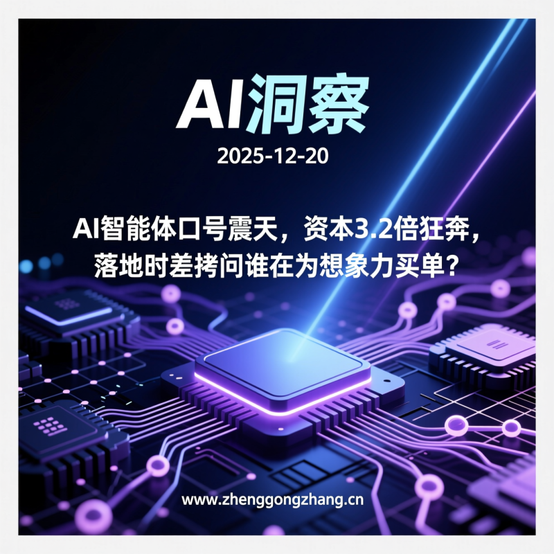 郑工长&middot;AI洞察｜2025.12.20&middot;智能体落地卡壳