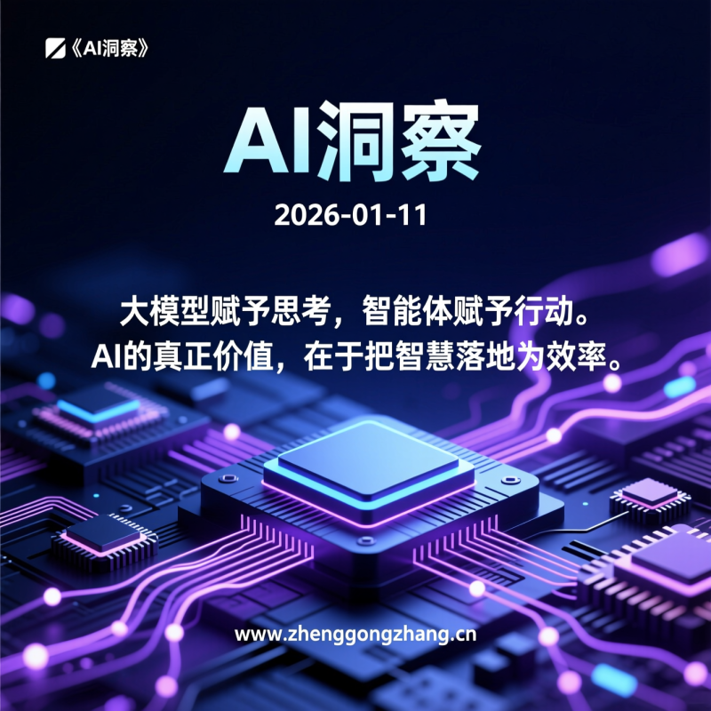 郑工长·AI洞察｜2026.01.11·“两AI互喷”治愈95%老毛病！智能体狂潮来袭！