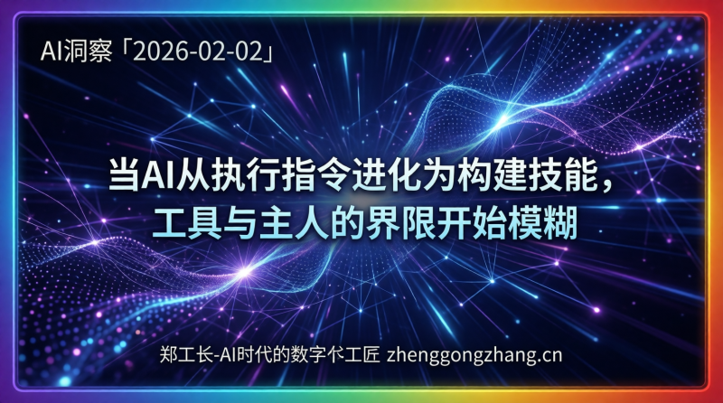 郑工长·AI洞察|2026.02.02·技能革命!Agent工作流五步进化