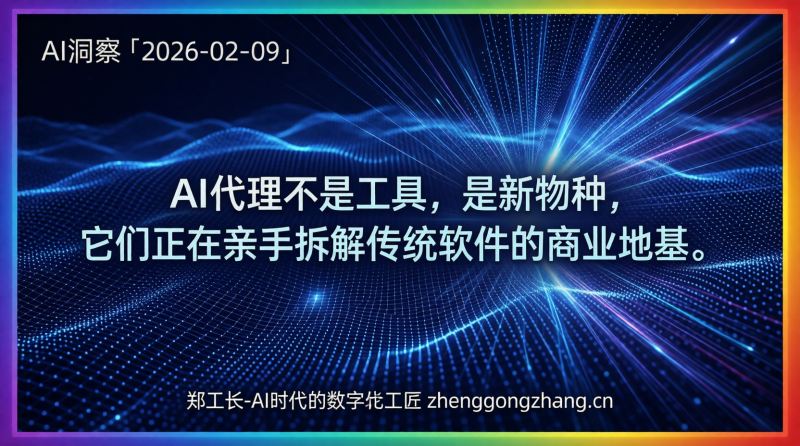 郑工长·AI洞察｜2026.02.09·万亿蒸发！软件业大清洗