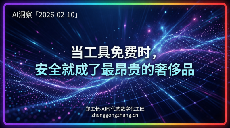 郑工长·AI洞察｜2026.02.10·工作流革命！免费工具炸裂来袭