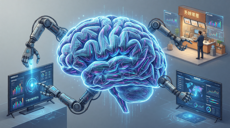 AI Agent大炼金：长虹电视、茶百道、电商系统，如何被“智能体”重写？