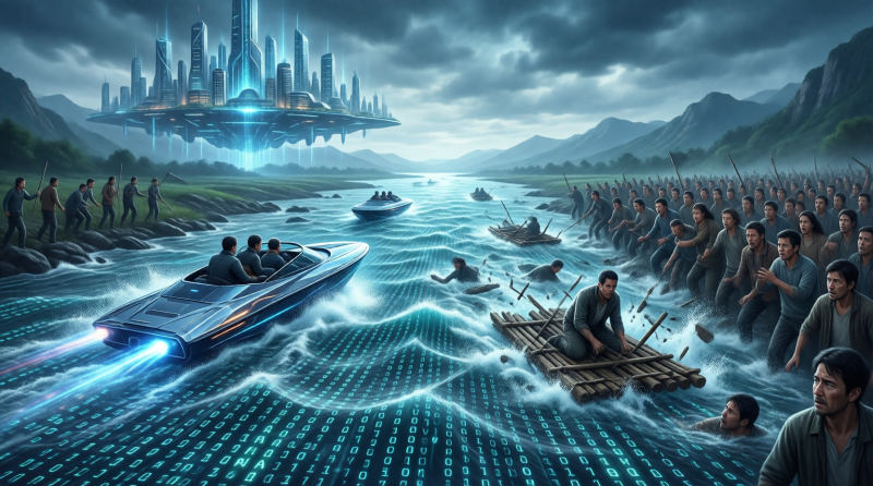 白宫与OpenAI的共同警告：AI时代的“大分流”已来，你正在被“能力悬殊”抛弃吗？